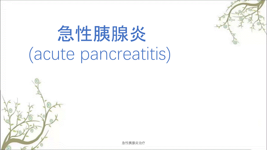 急性胰腺炎治疗课件_第1页