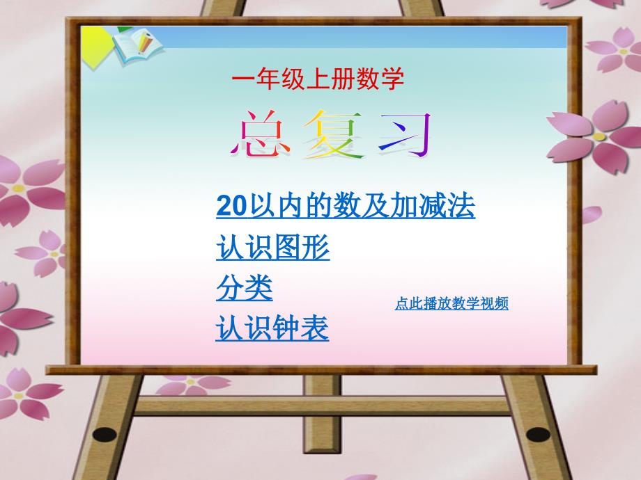 2013年新人教版一年级上册数学总复习PPT_第1页