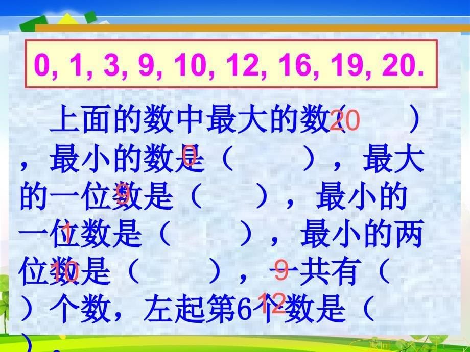 2013年新人教版一年级上册数学总复习PPT_第5页