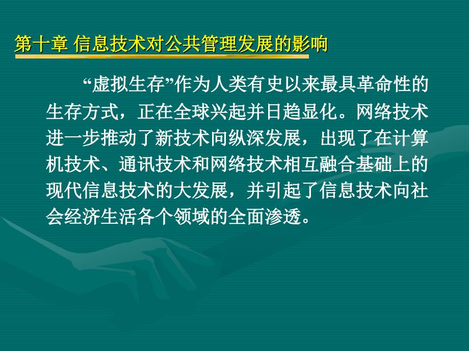 十章节信息技术对公共管理发展影响_第4页