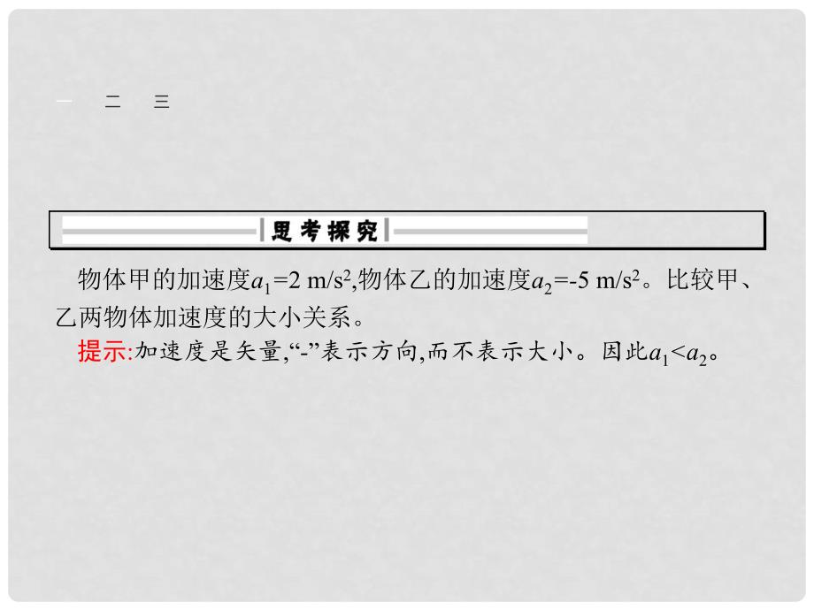 高中物理 1.5 速度变化快慢的描述加速度课件 新人教版必修1_第4页
