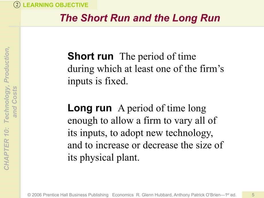 微观经济学英文课件：10 Production, Technology, and Costs_第5页