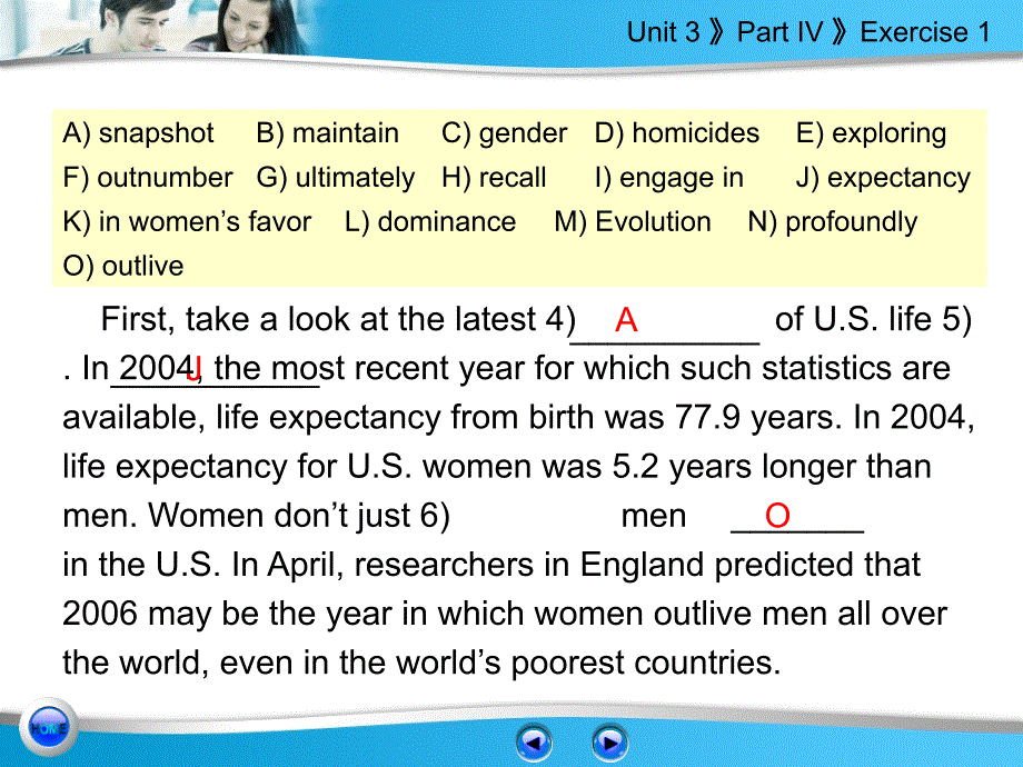 新核心大学英语B版教程2Unit3答案课堂PPT_第3页