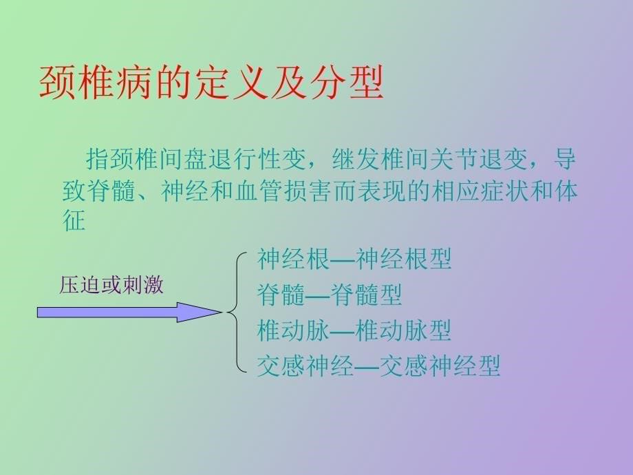 颈椎病的诊断与治疗_第5页