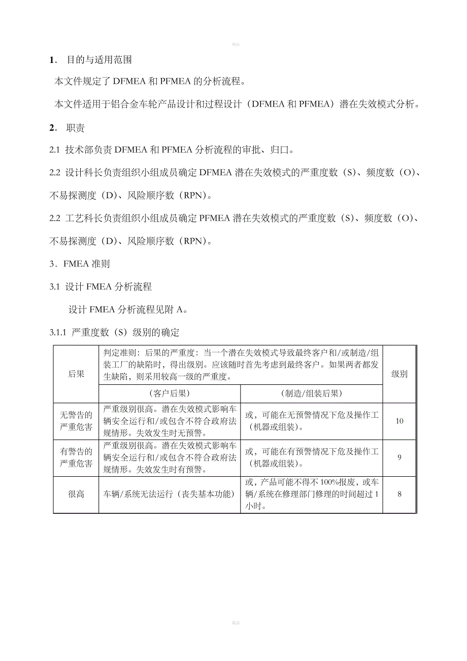 FMEA分析流程_第1页