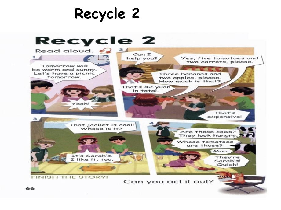 人教小学英语四年级下[Recycle2]课件_第2页