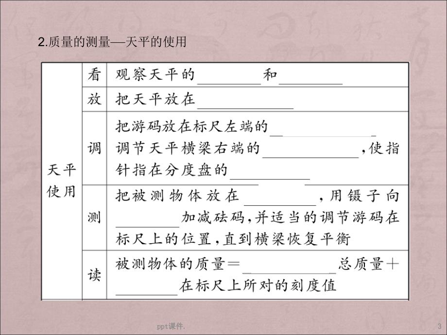 八年级物理质量和密度ppt课件_第3页