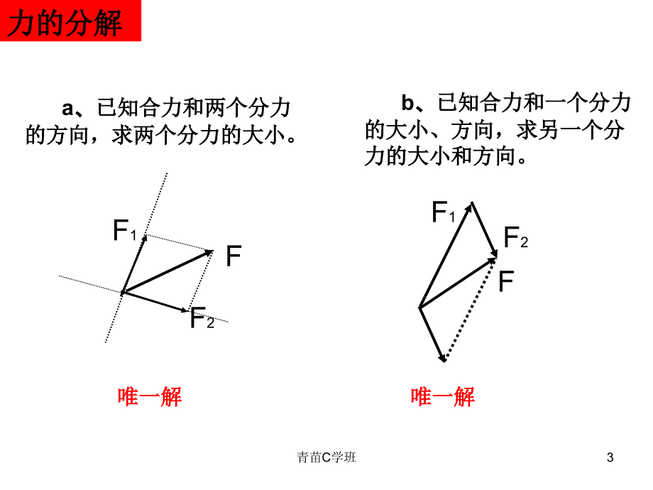 力的正交分解法总结ppt（苍柏书屋）_第3页