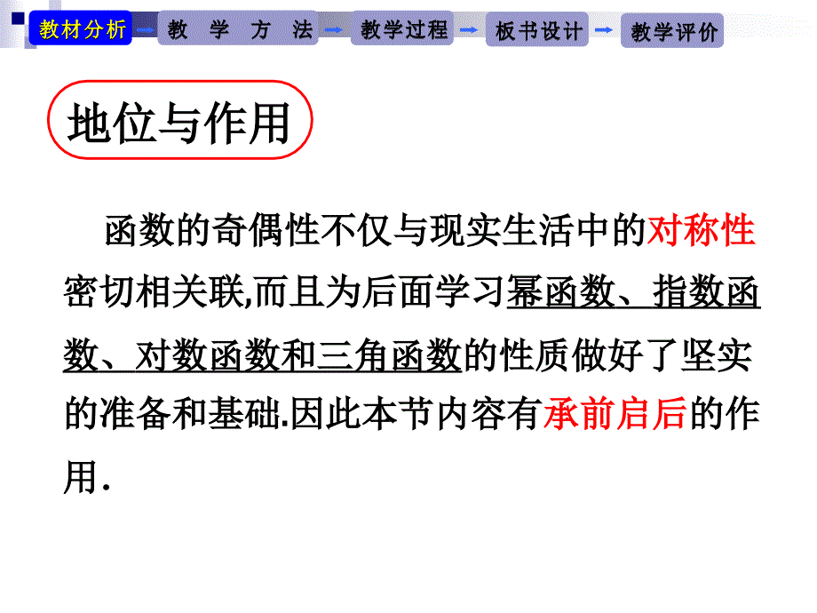 函数奇偶性说课稿.ppt_第4页