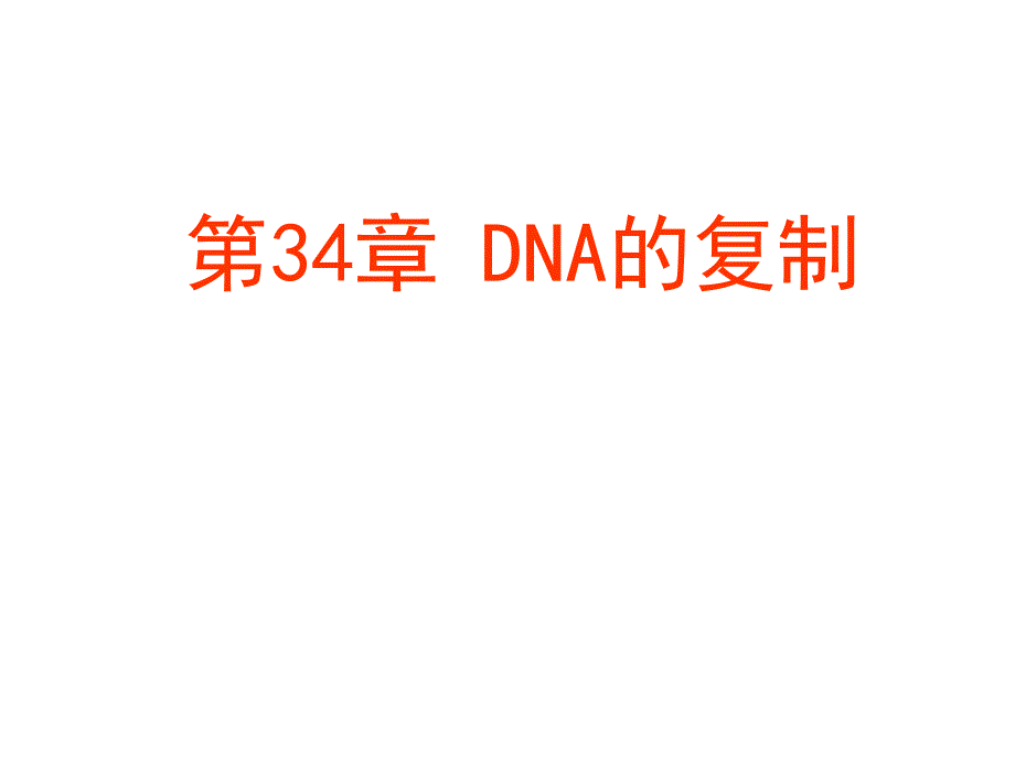 第34章DNA的复制2_第1页