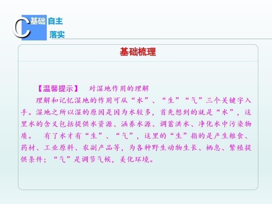 湘教版高中地理必修三2.2湿地资源的开发与保护以洞庭湖区为例课件_第5页