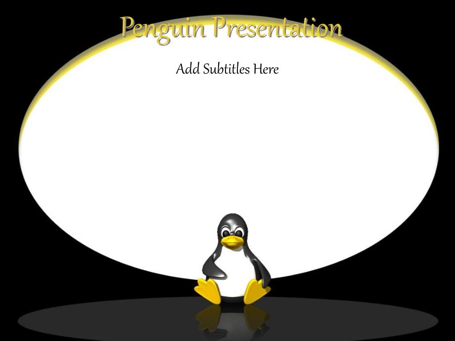 最新精美PPT模板penguinpresentation_第1页