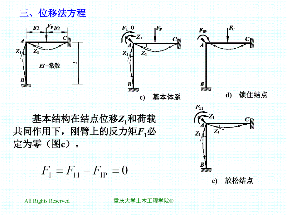 位移法的基本结构及位移法方程_第4页