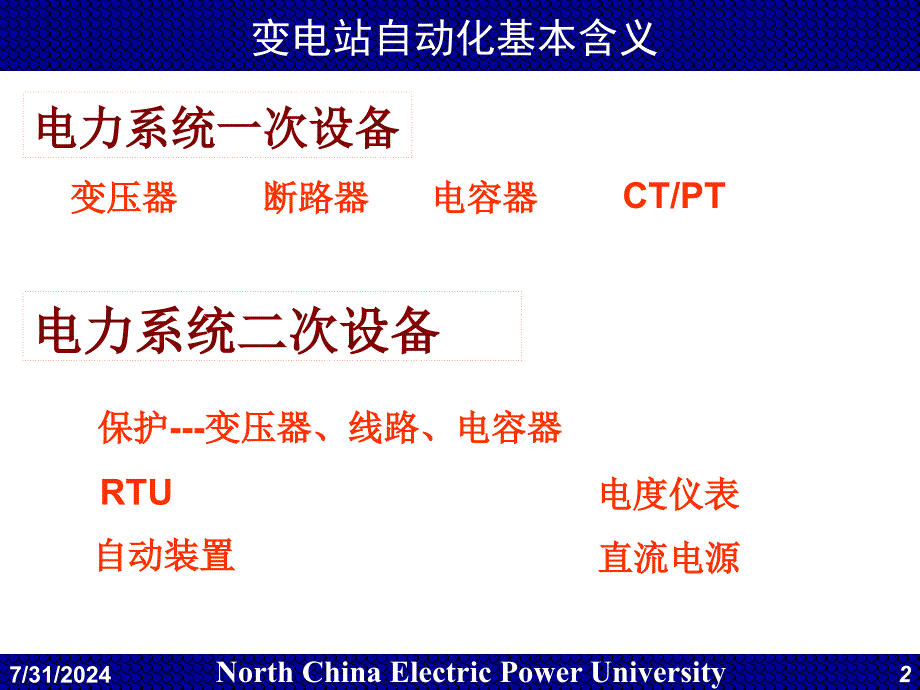 电力系统调度自动化第4章变电站综合自动化_第2页