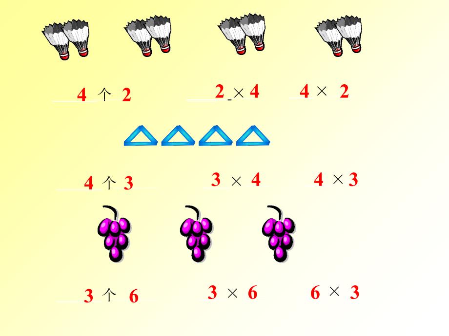 二年级数学上册乘法的初步认识练习题-课件_第3页