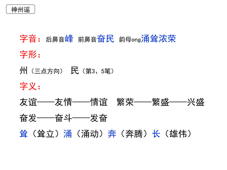 2019部编版二年级下册语文第三单元复习ppt课件_第4页