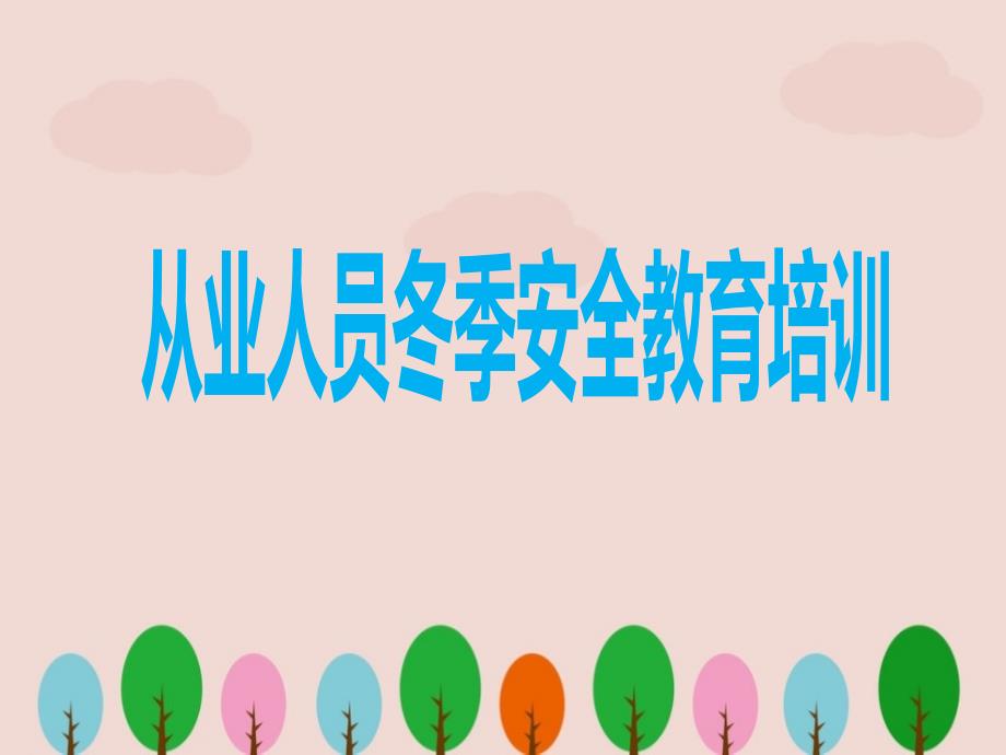 从业人员冬季安全教育培训.ppt_第1页