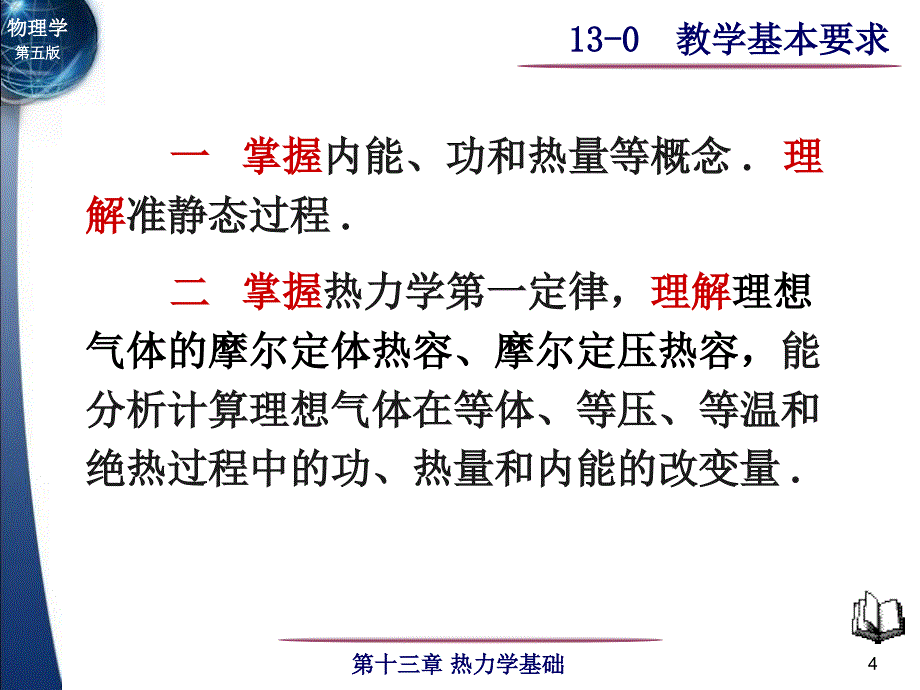 大学物理课件：13-0教学基本要求_第4页