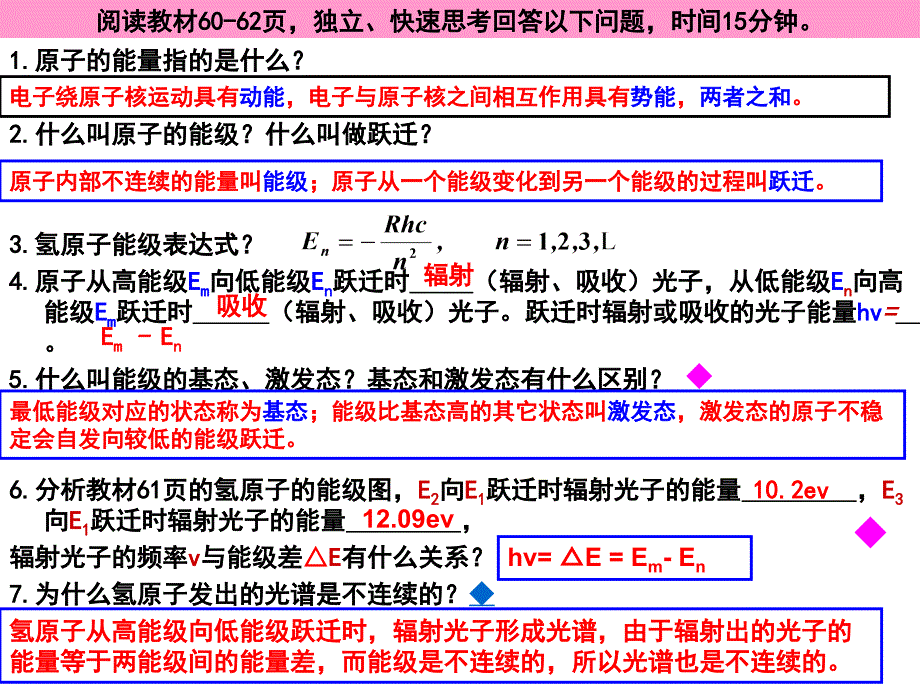 第四节原子的能级结构PPT课件_第4页