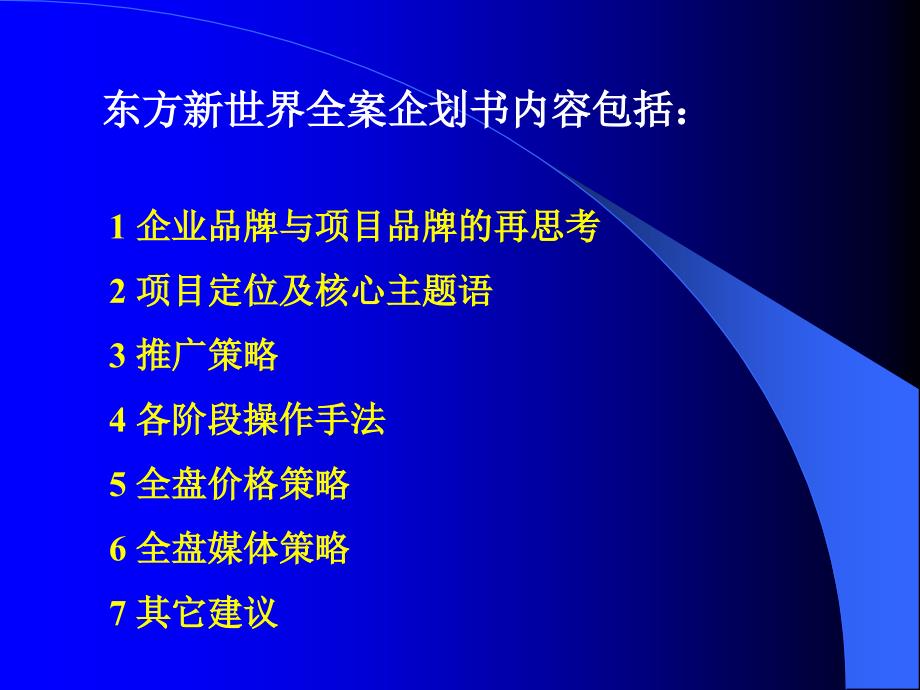 广州东方新世界全案策划书_第4页