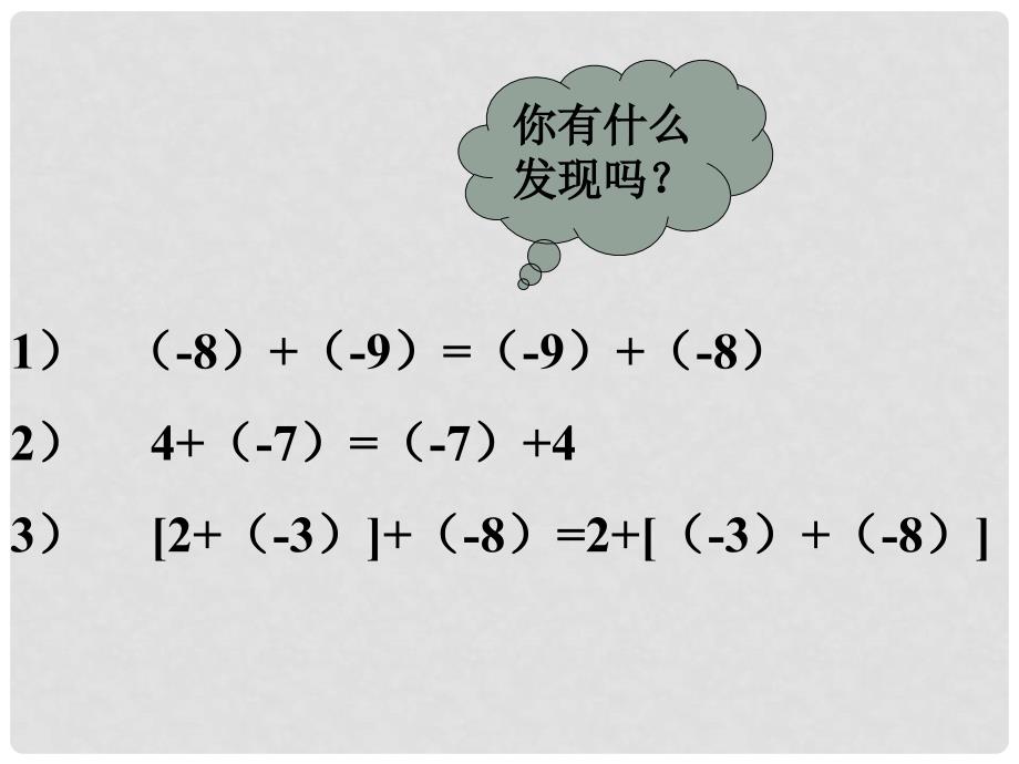 浙江省瞿溪华侨中学七年级数学上册 2.1 有理数的加法课件（2） 浙教版_第3页