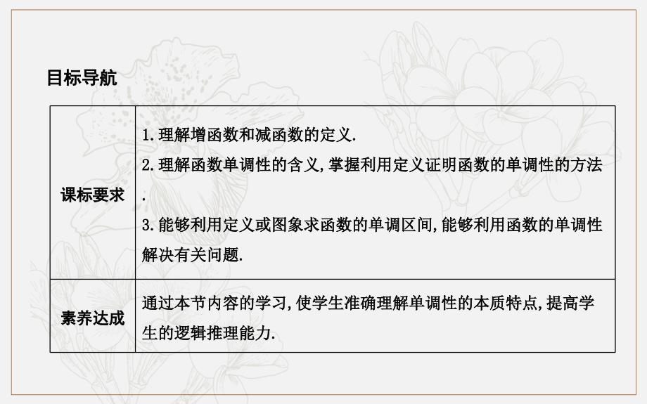 高中数学人教A版必修一课件：1.3.1　单调性与最大小值 第一课时　函数的单调性_第2页