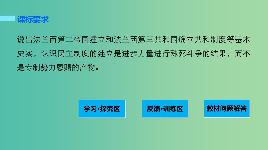 高中历史 第五单元 法国民主力量与专制势力的斗争 3 法国资产阶级共和制度的最终确立课件 新人教版选修2.ppt_第2页