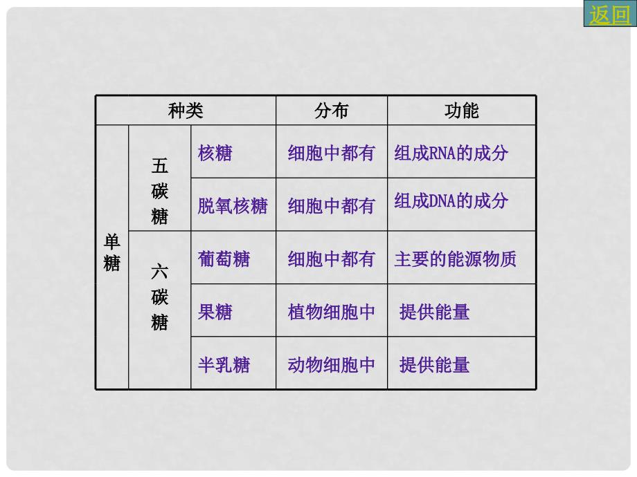 高一生物细胞中的糖类和脂质课件人教版必修1_第3页