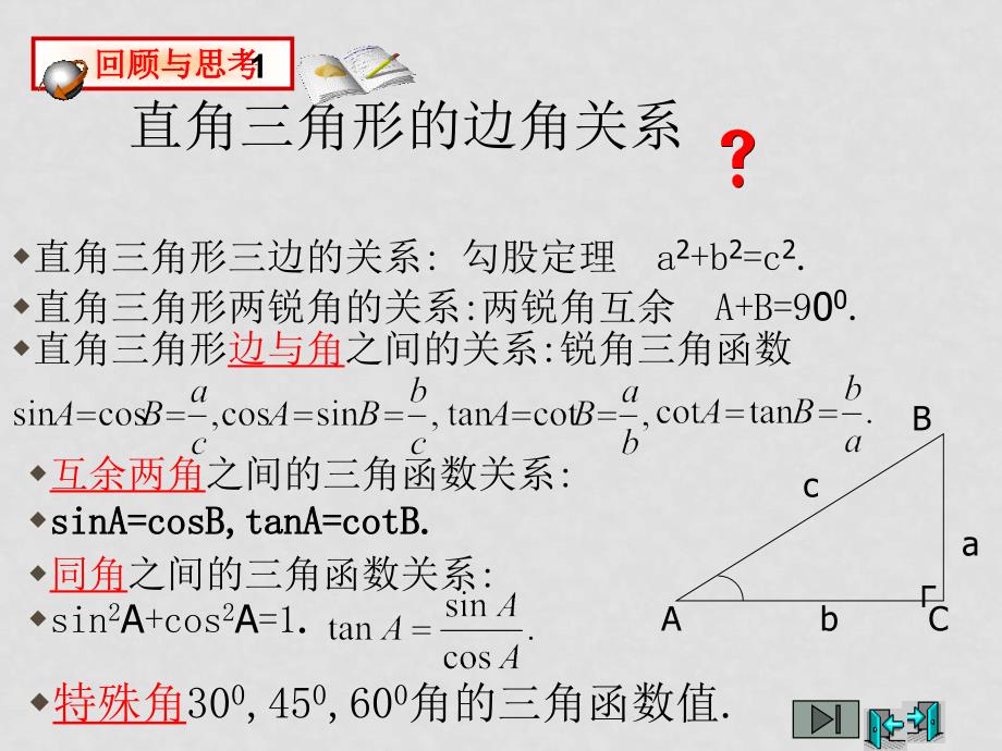 吉林省伊通县实验中学九年级数学下册《三角函数的有关计算》课件（2） 新人教版_第2页