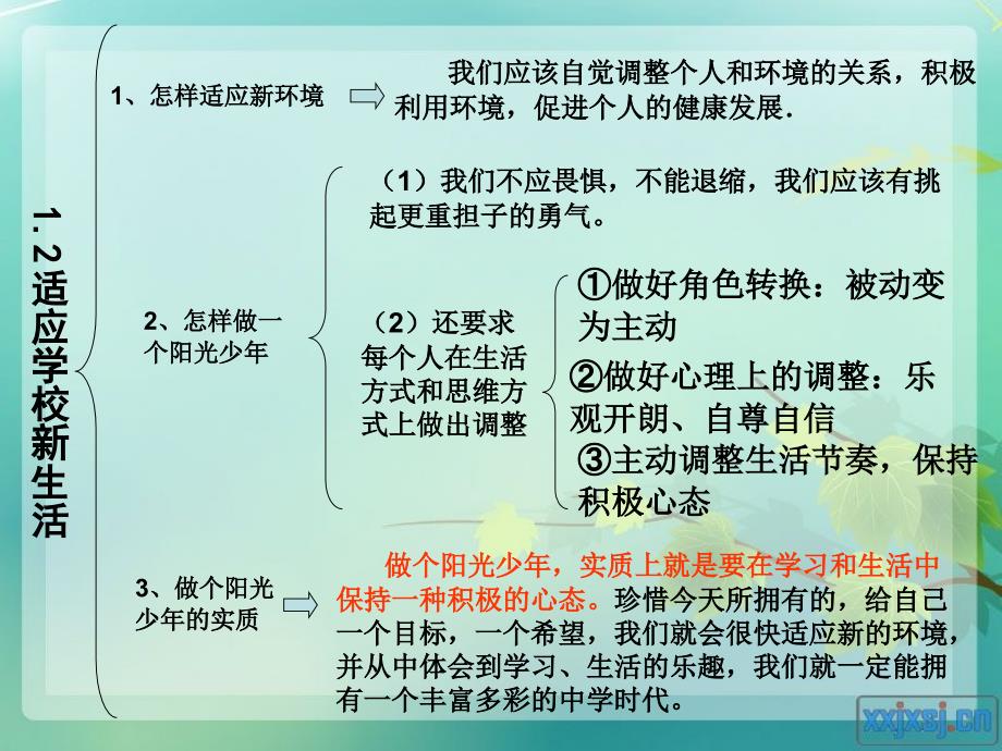 七年级上册1-6课知识框架结构_第2页