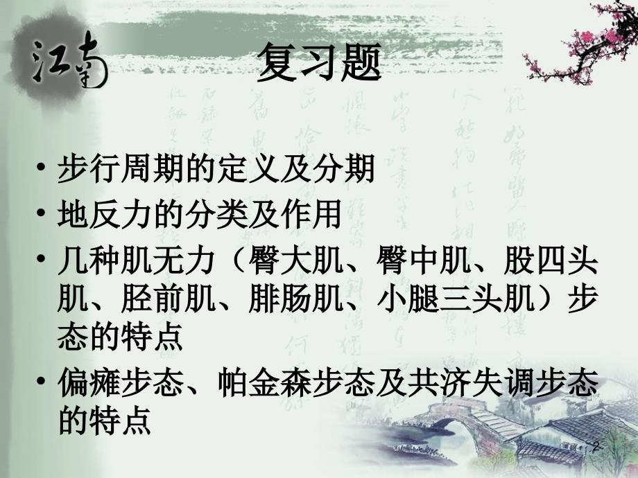 临床步态分析ppt课件_第2页