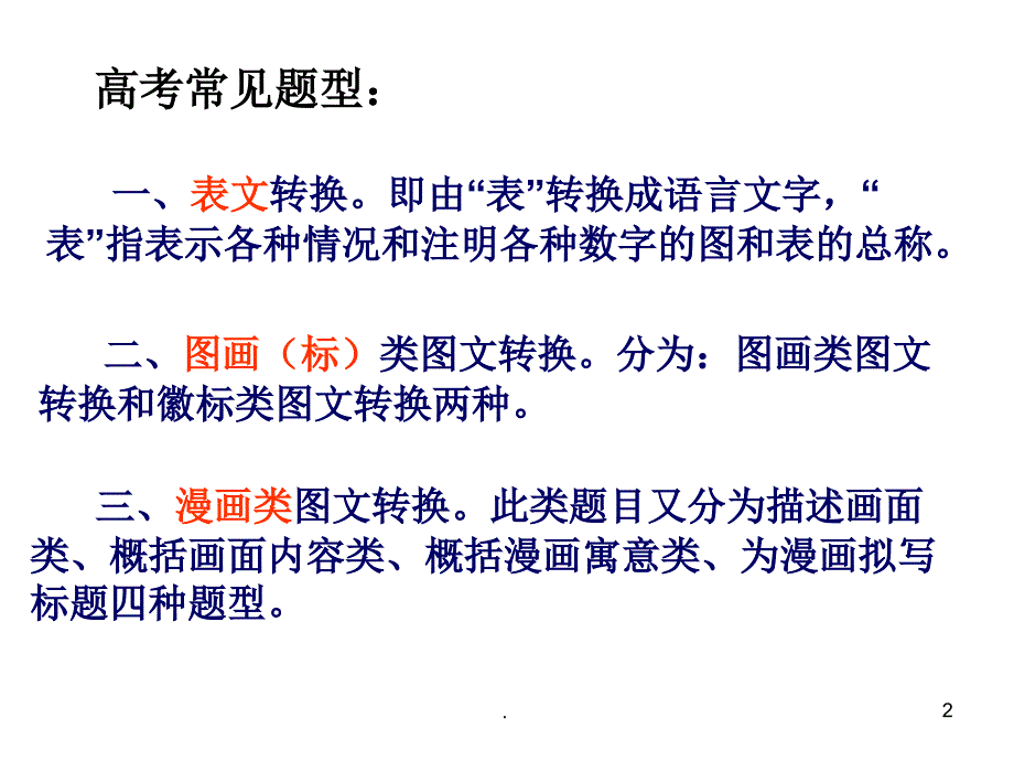 高考表文转换优PPT精品文档_第2页