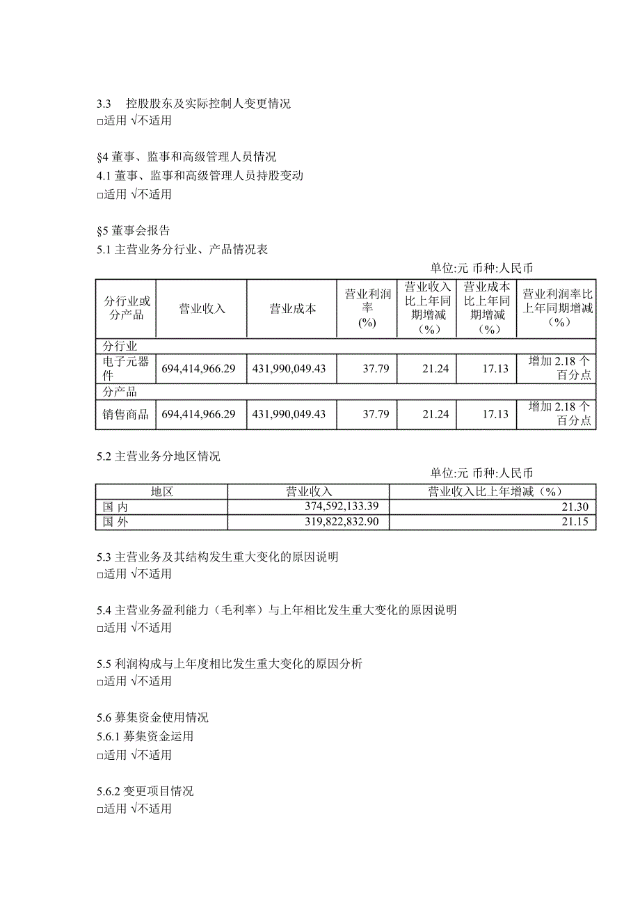 600563法拉电子半年报摘要1_第4页