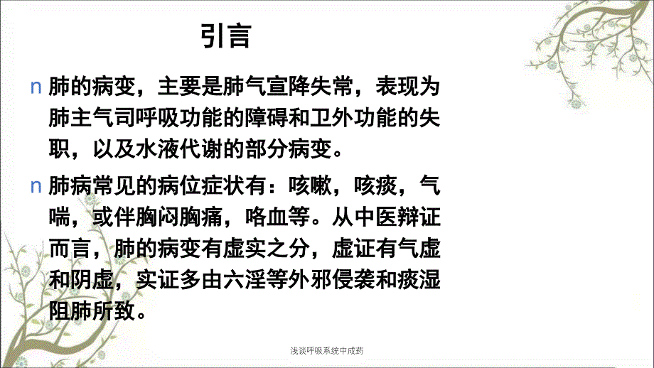 浅谈呼吸系统中成药_第4页