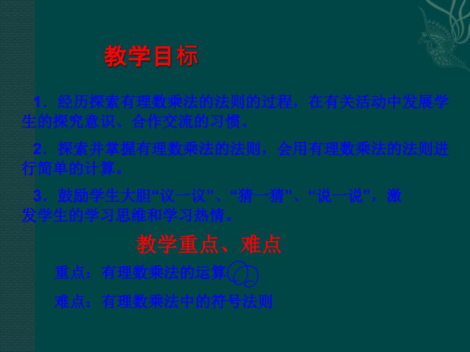 数学：华东师大版七年级上2.9有理数的乘法课件1_第2页