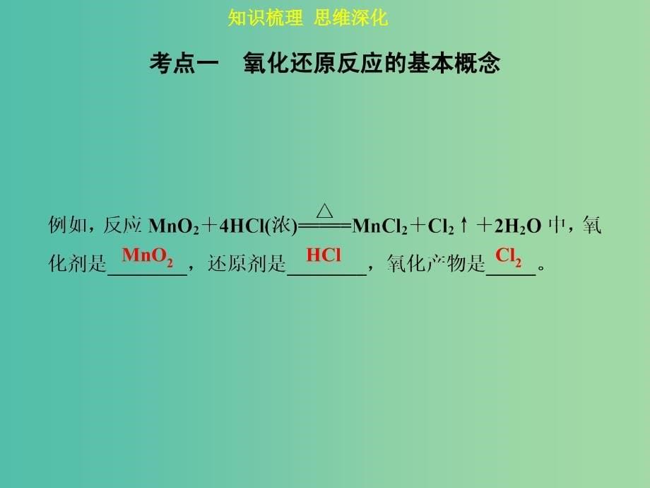 高考化学一轮专题复习 第二章 第3讲 氧化还原反应课件 新人教版.ppt_第5页