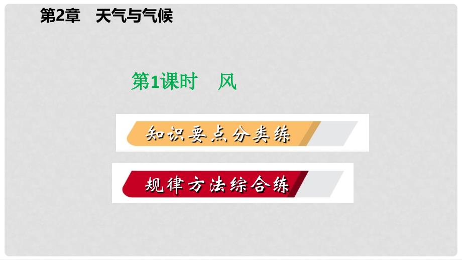 八年级科学上册 第2章 天气与气候 2.4 风和降水 2.4.1 风练习课件 （新版）浙教版_第2页