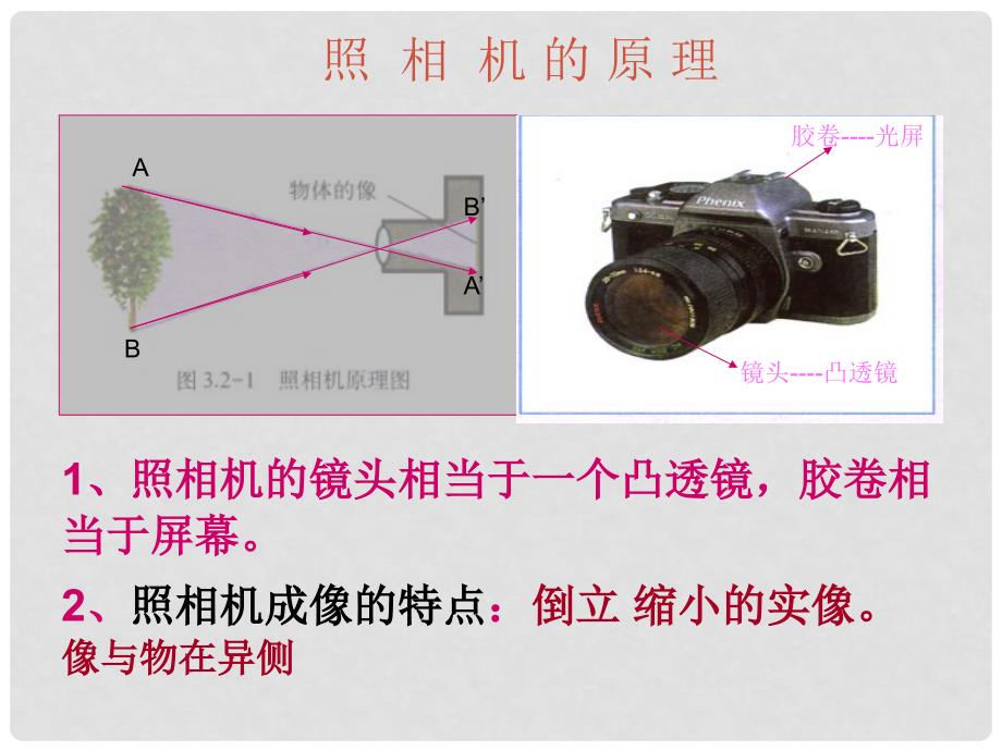 甘肃省永靖县刘家峡中学八年级物理上册 5.2 生活中的透镜课件 （新版）新人教版_第2页