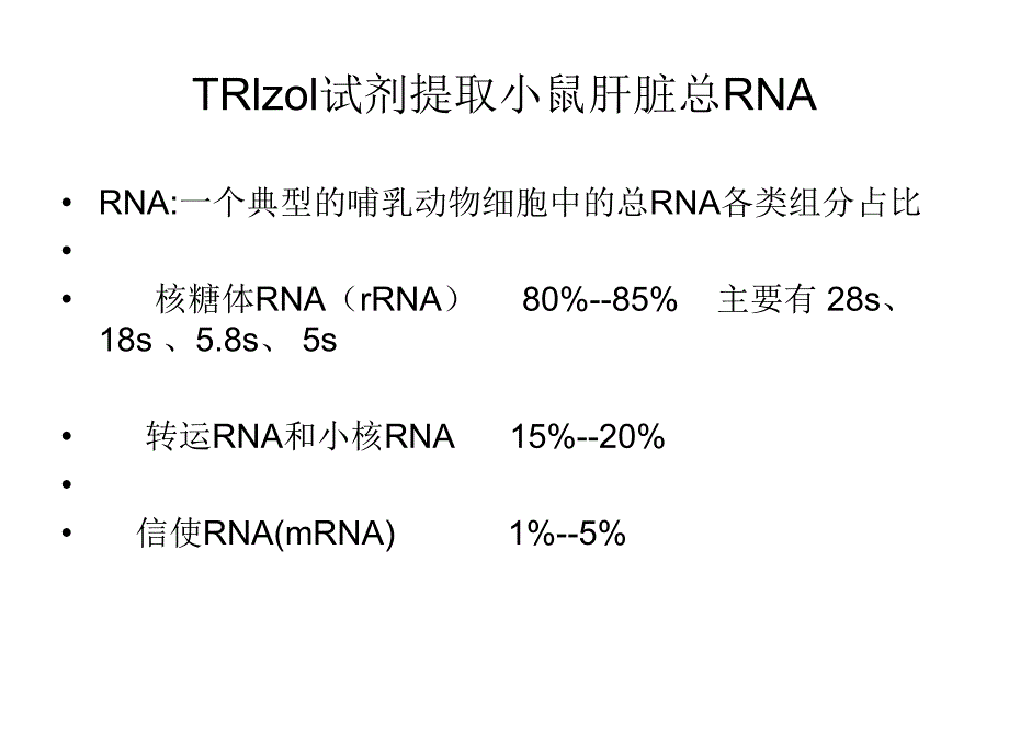 分子生物学实验课：RNA2015_第1页