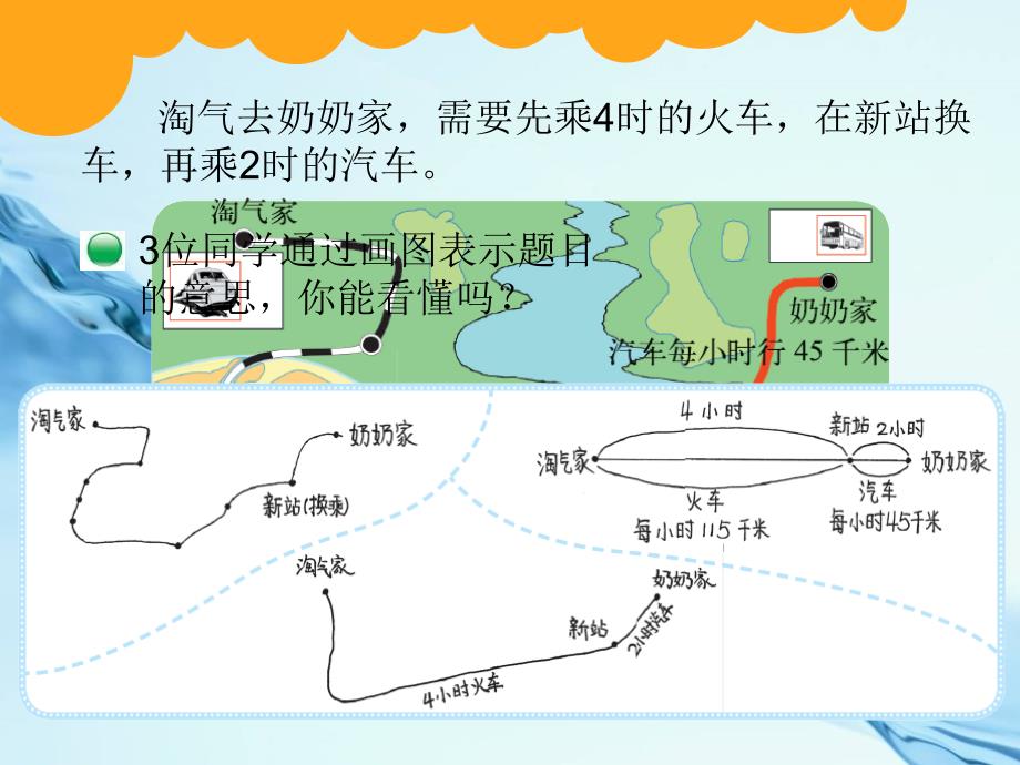 【北师大版】数学三年级上册：第6单元去奶奶家ppt课件2_第3页