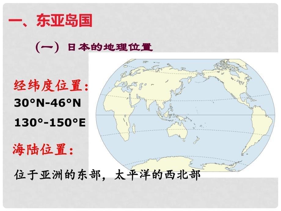 七年级地理下册 第八章 第一节 日本（第1课时）课件1 湘教版_第5页