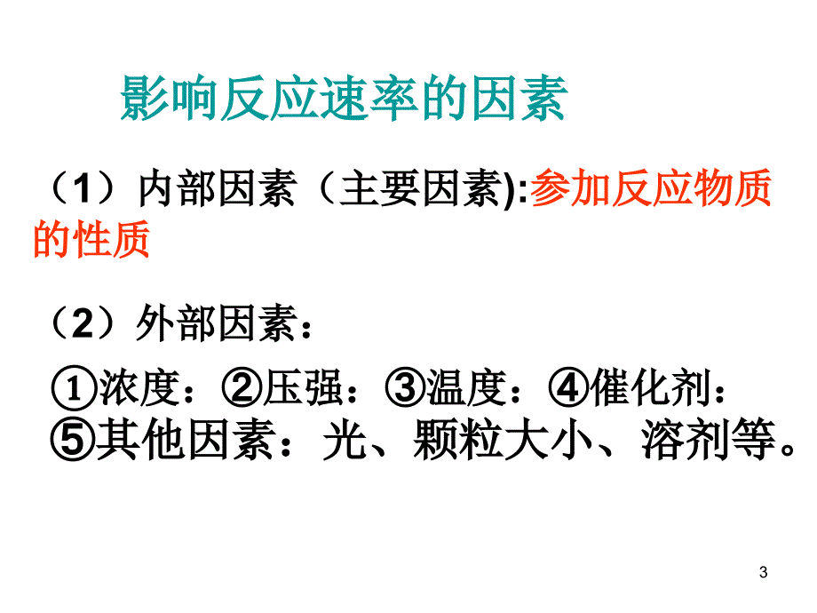 化学反应速的影响因素ppt课件_第3页