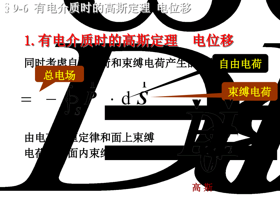有电介质时的高斯定理电位移_第1页