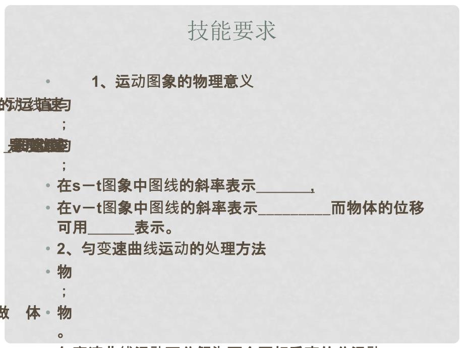 高三物理 2运动学考纲要求与例题专题复习_第3页