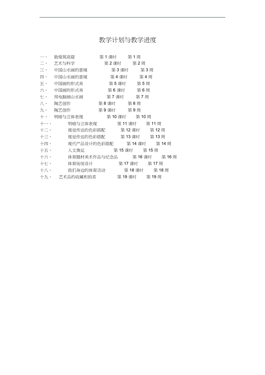 2022年人美版初中美术八级下册全套表格式精品教案教学设计_第1页
