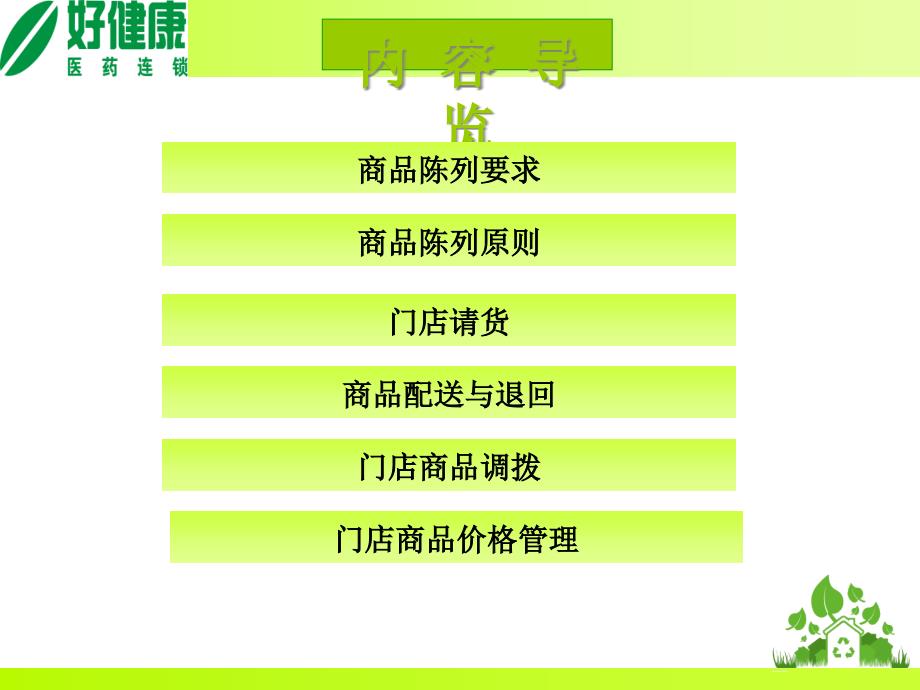 某医药连锁公司门店标准化管理手册范本(powerpoint 49页)_第3页