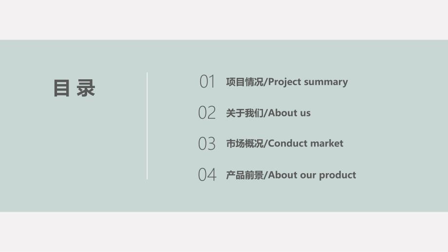 蓝灰色系小清新简约汇报清新总结PPT模板_第2页