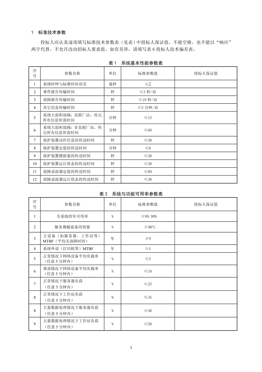 220kV龙潭开关站--保护及故障信息管理子站系统专用技术规范_第3页