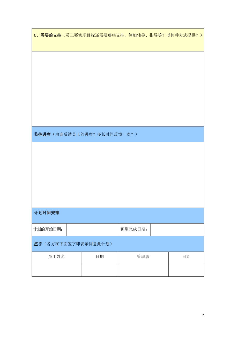 工具13：员工发展计划_第2页