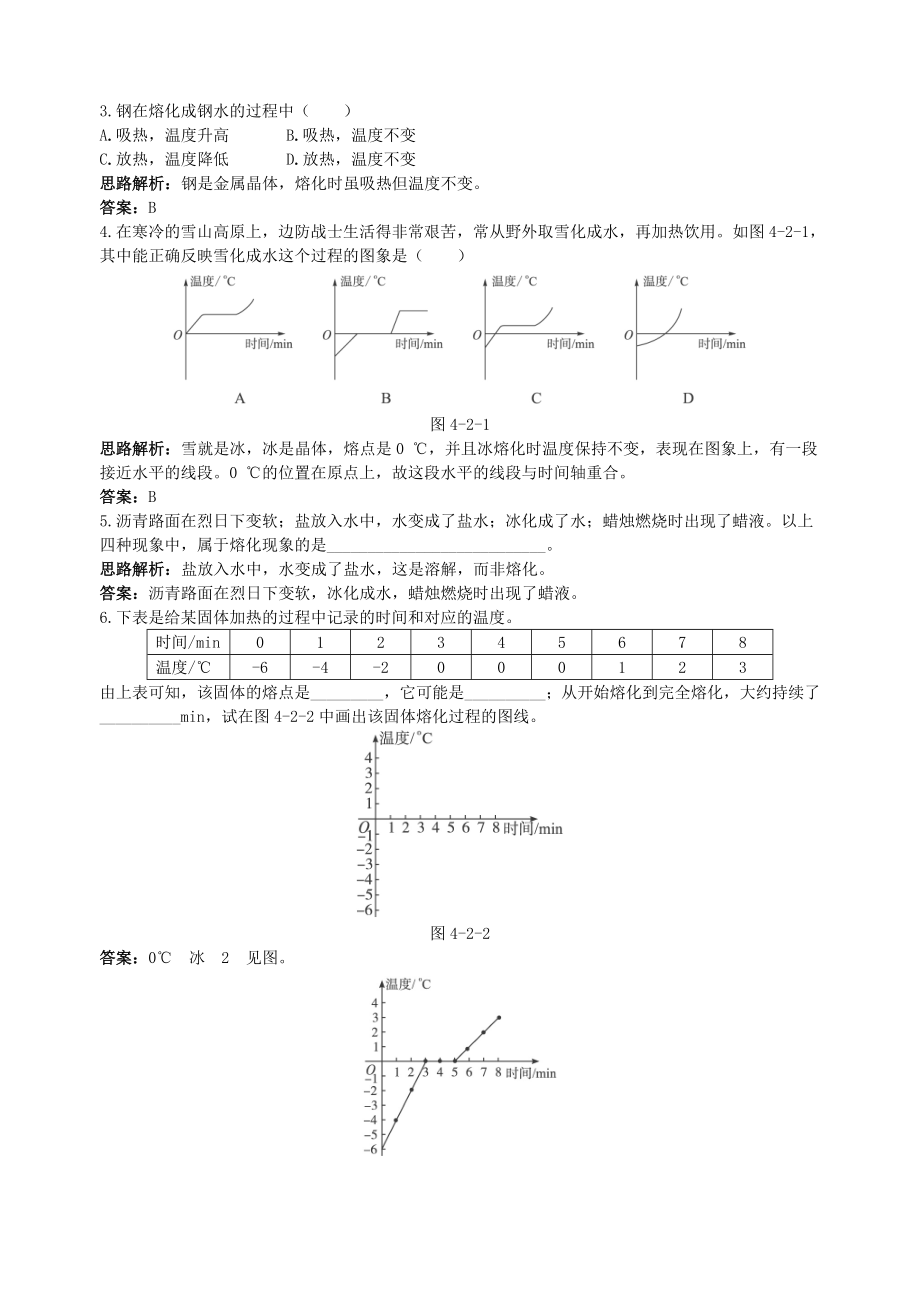 第2节---熔化和凝固的练习题_第2页
